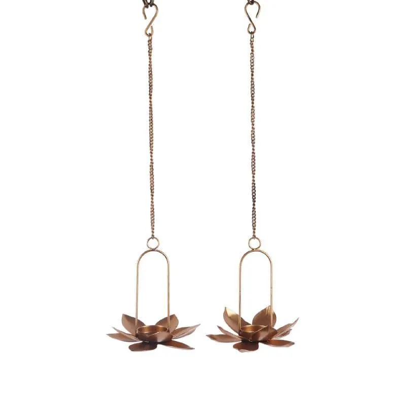 Push Vrishti Tealight Holder - Set Of Two media 5