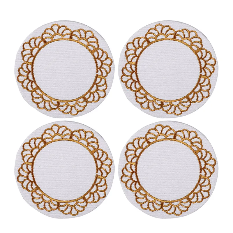 Ethno Edge Coaster (Yellow) - Set Of Four media 4