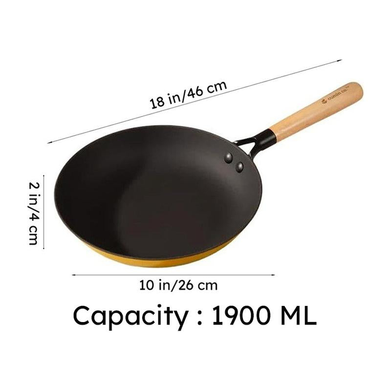 Cumin Co Enamel Durable Cast Iron Frying Pan - 1900 ML media 12