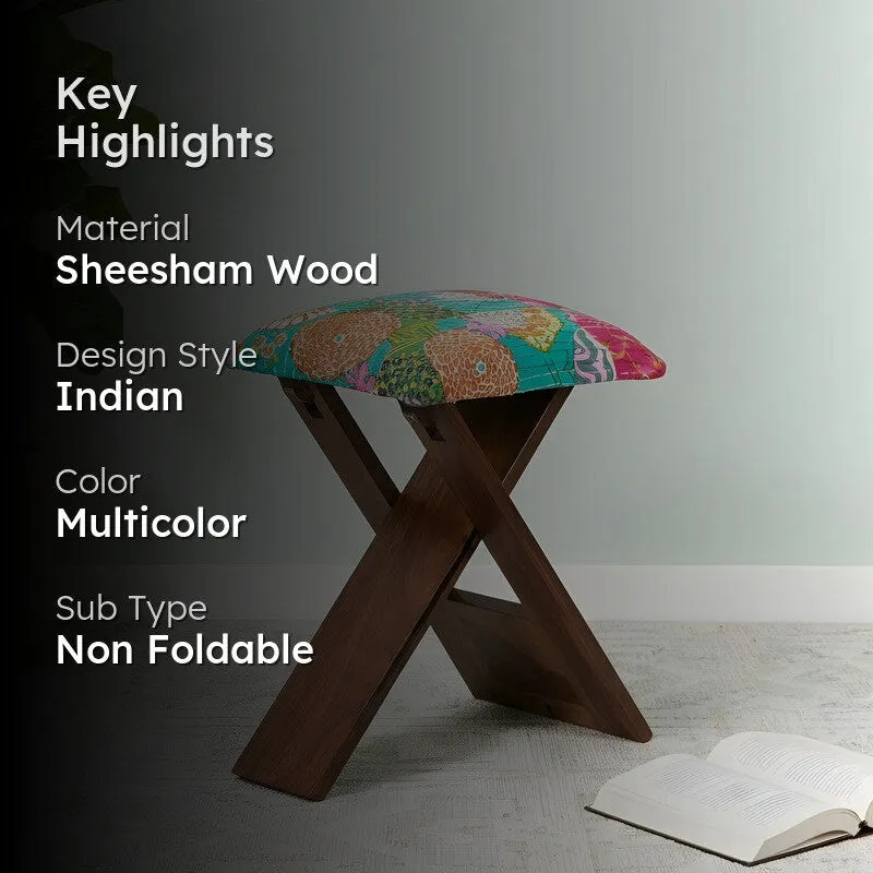 Gexon Sheesham Wooden Bench - Multicolor media 2
