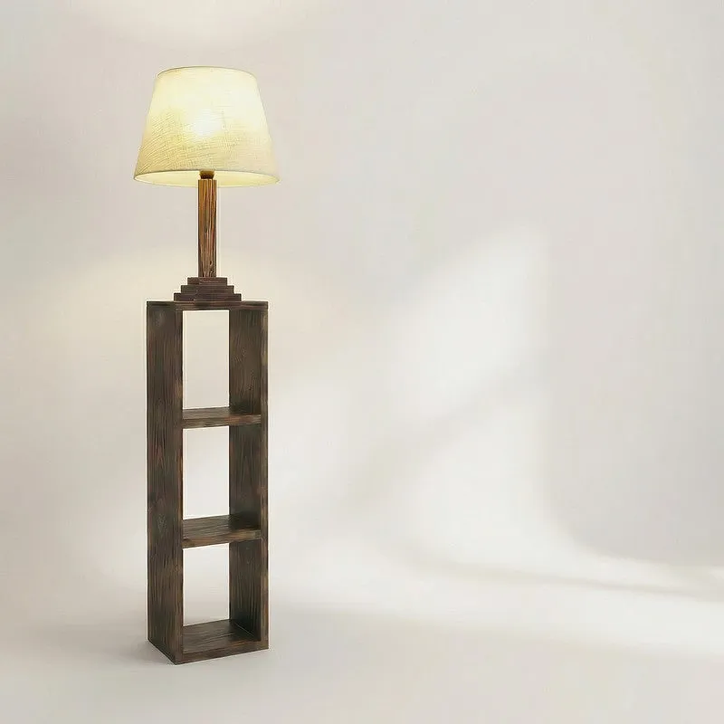 Deluzio Shelf Floor Lamp media 8