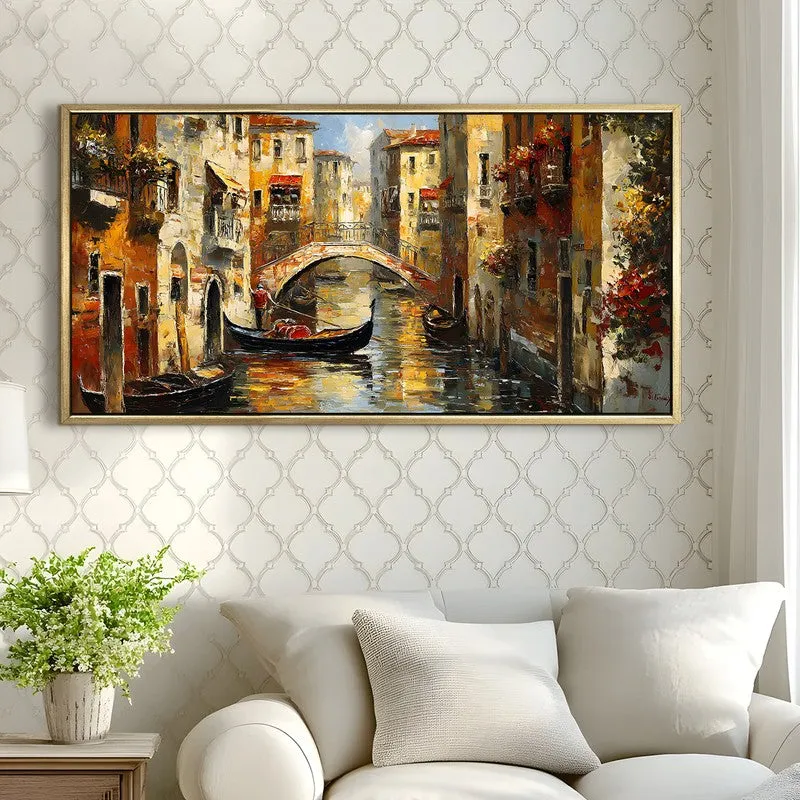 Shimmerwake Canvas Wall Painting With Frame media 4