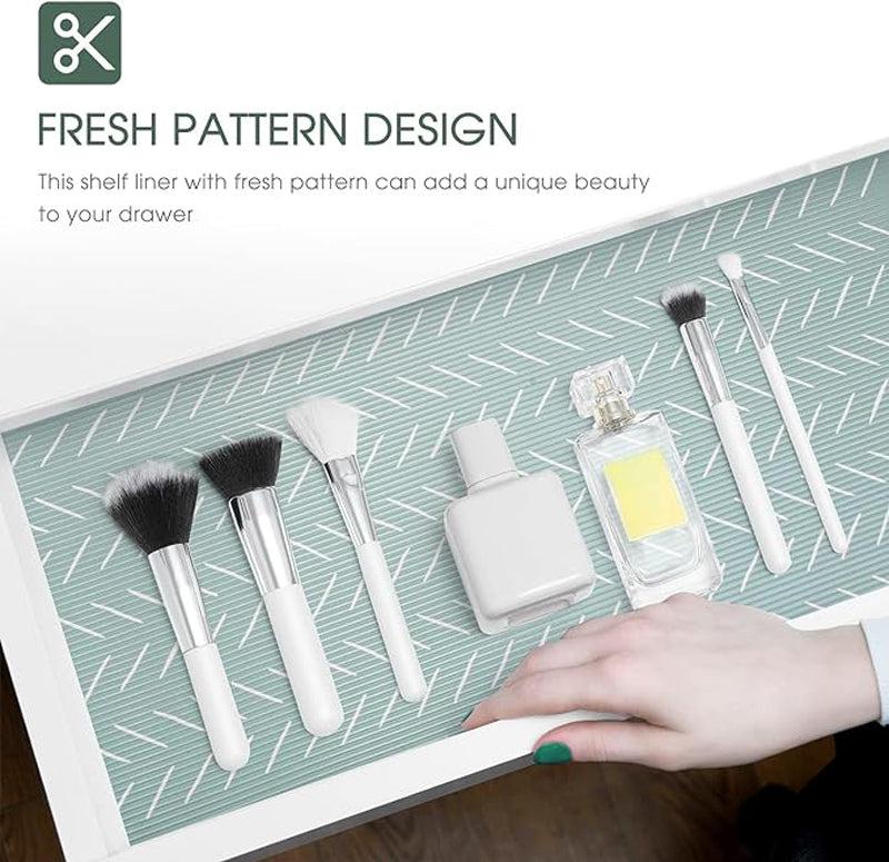 Fanta Kitchen Plastic Shelf Liner Mat (Green) - Set Of Two media 5