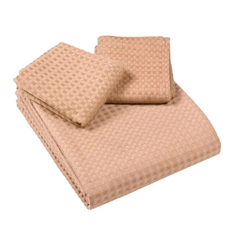PlainLux Cotton Bedsheet (Beige) - 150 TC media 6