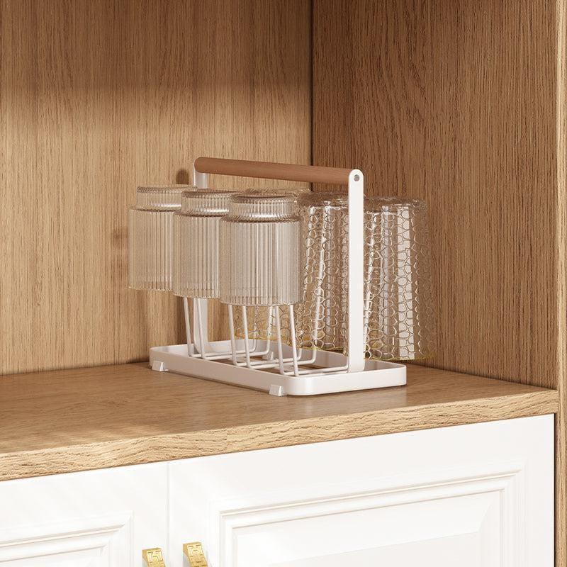 Sip Stack Carbon Steel Glass Drying Rack with Handle media 4