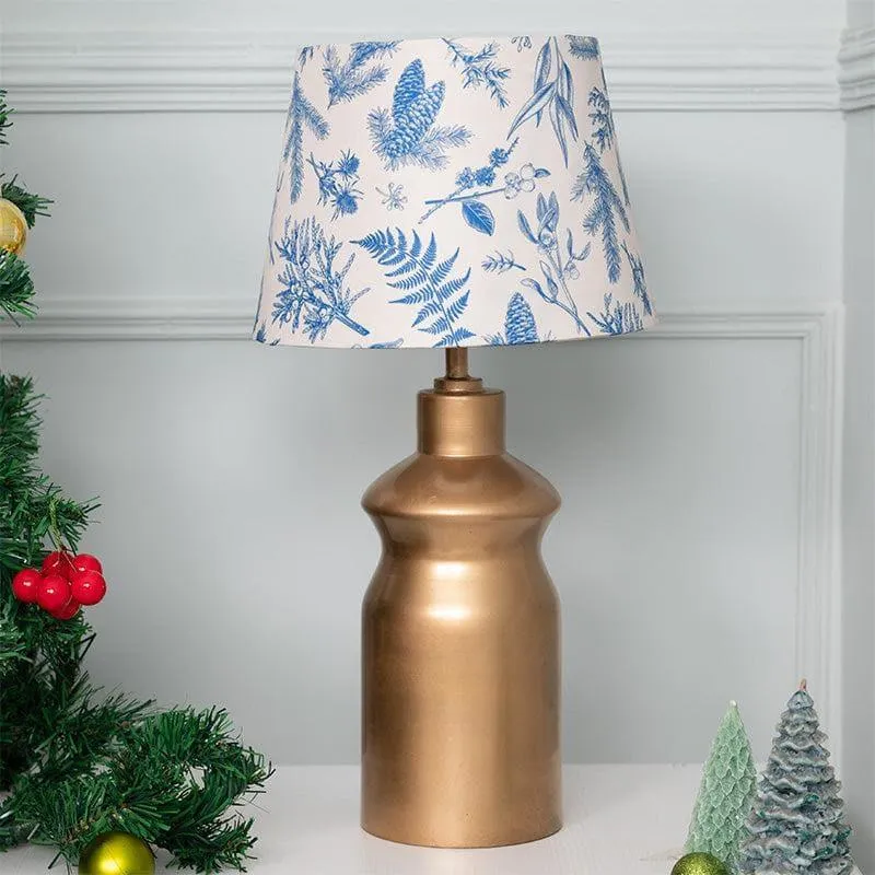 Floral Tinsel Astoria Fabric Table Lamp - White media 3
