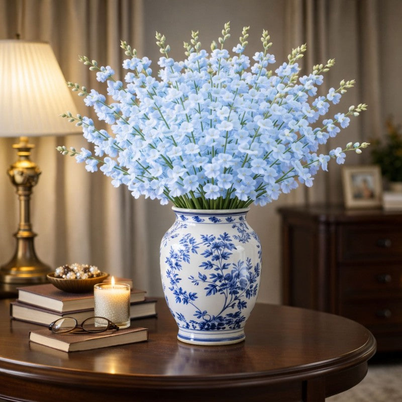 Lysara Artificial Flower (Blue) - Set Of Four