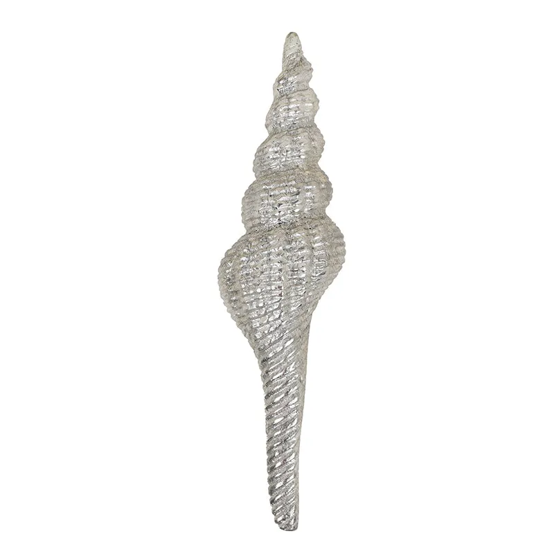 Shankh Decorative Handmade Door Knob - Silver media 3