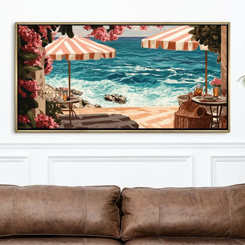 Salted Siesta Canvas Wall Painting With Frame media 4