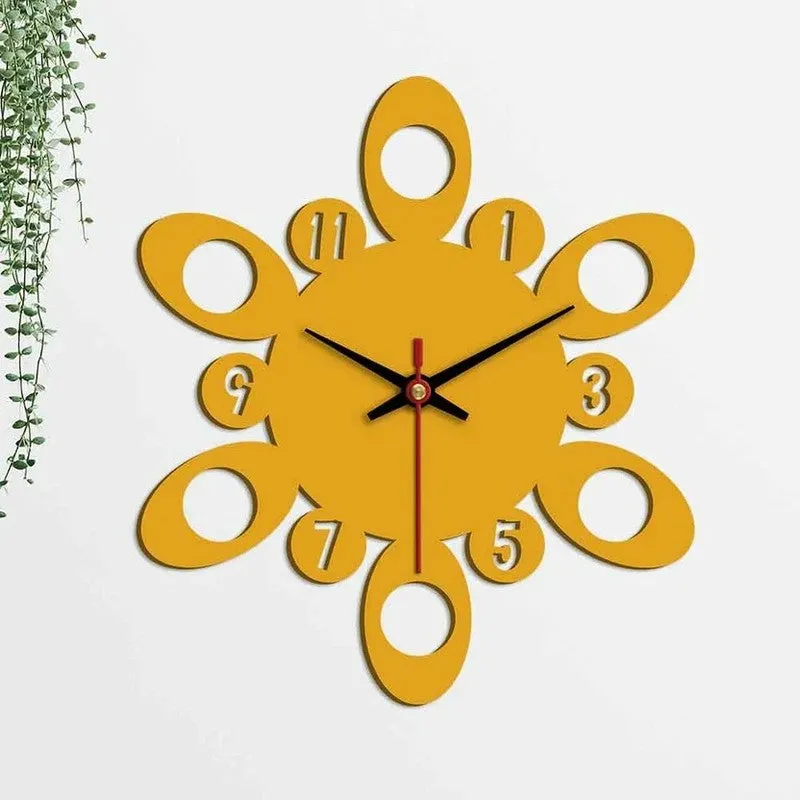 Circle Motion Wooden Wall Clock media 4