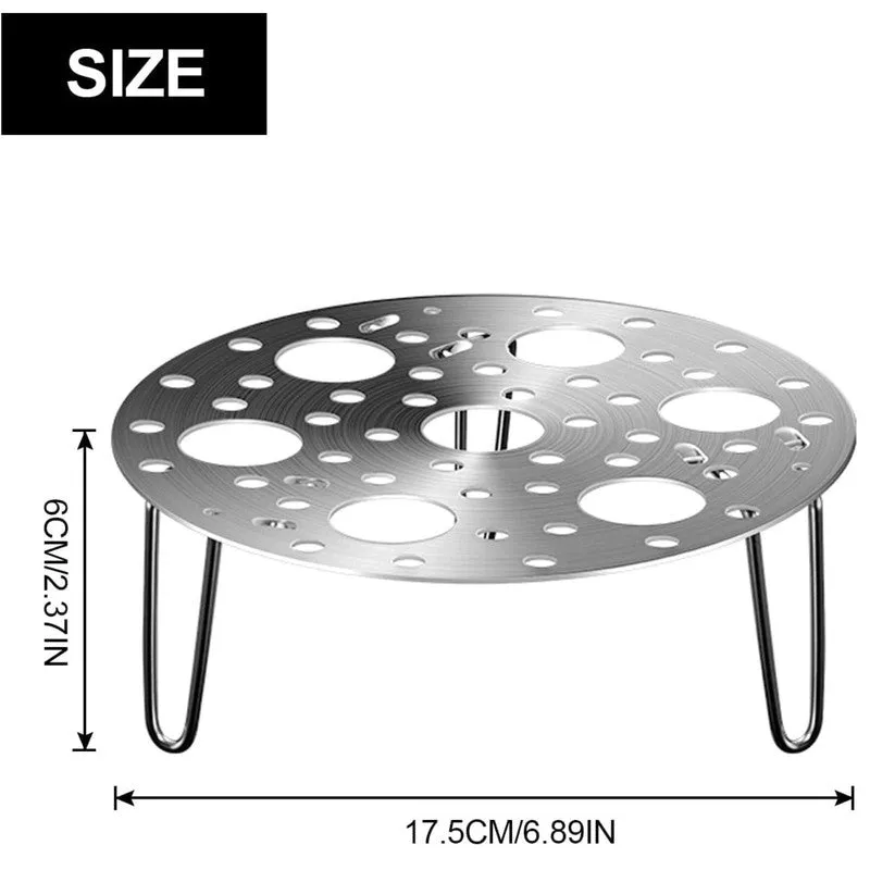 Durable Stainless Steel Steamer Rack media 10