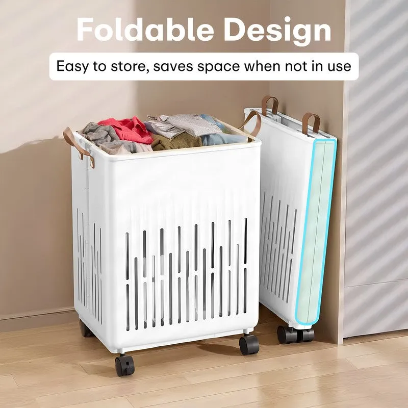 Rioware Roll & Sort Laundry Basket - White media 8