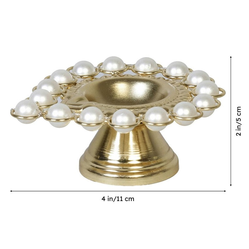 Pearl Finesse Diya - Set Of Two media 6