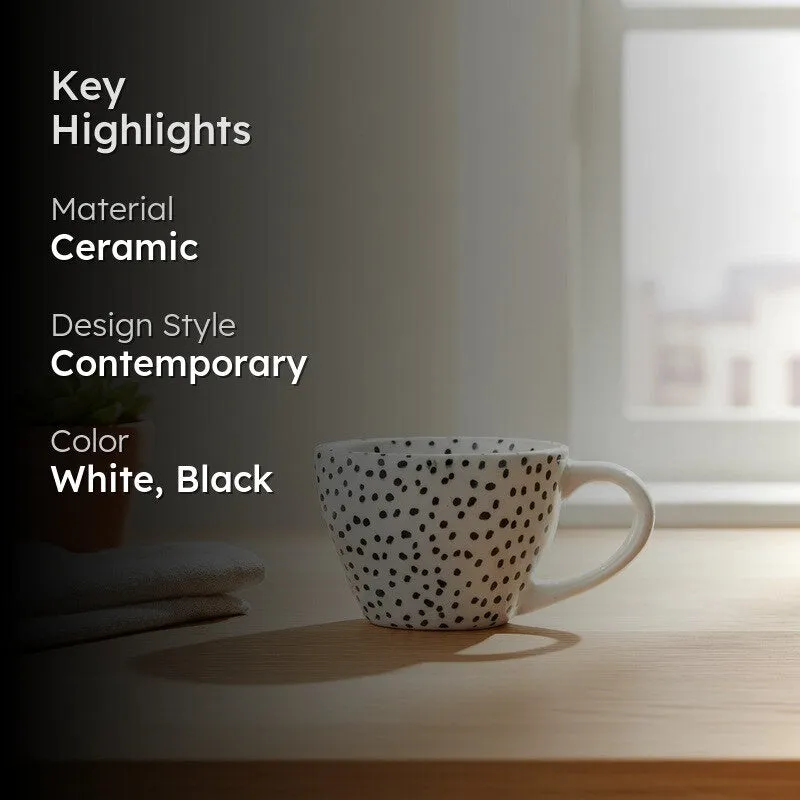 Chevron Ceramic Coffee Mug (230 mL) media 2
