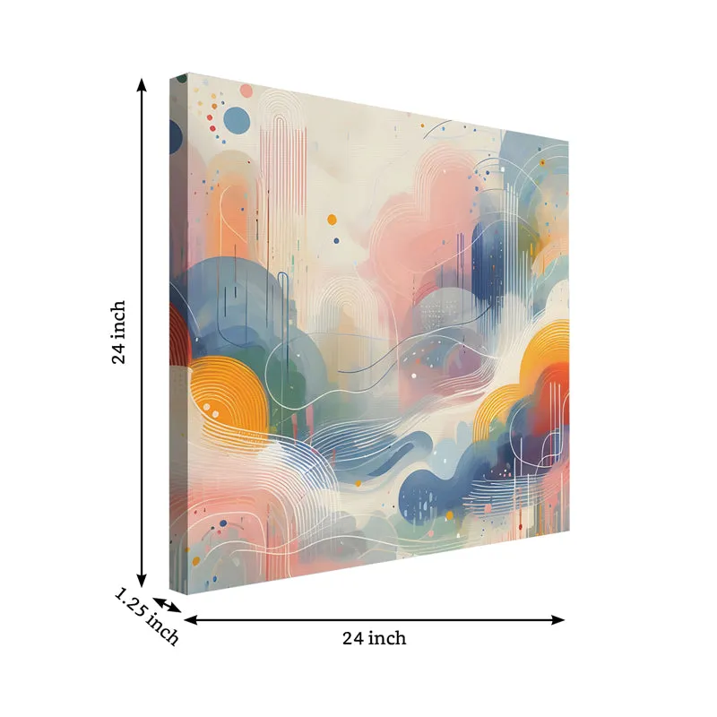 Cloud Chrome Canvas Wall Art media 5