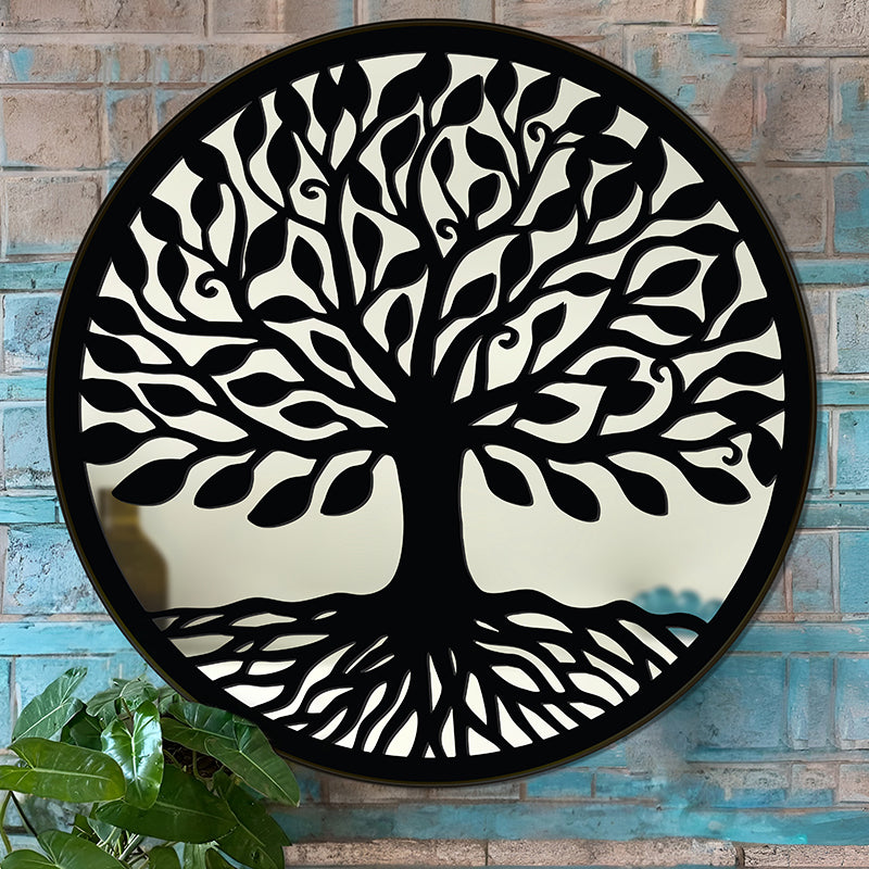 Vriksha Decorative Wall Mirror media 4