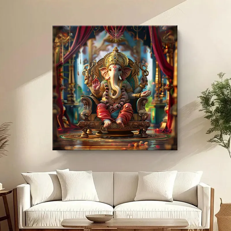 Ekadanta Poly Canvas Wall Painting media 1