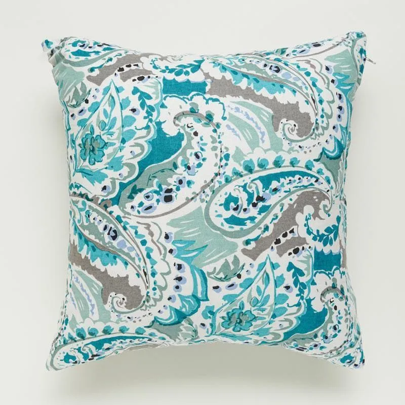 Paisley Rush Cushion Cover (Blue) - Set Of Two media 3