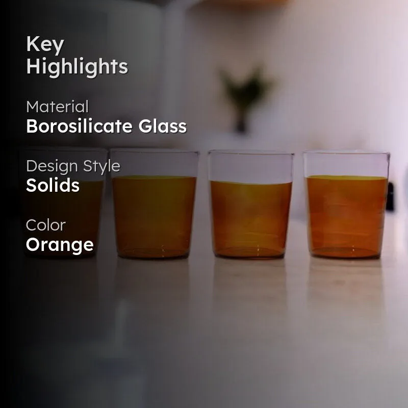 Rustic Ember Tumbler Glasses(310 mL) - Set Of Four media 2