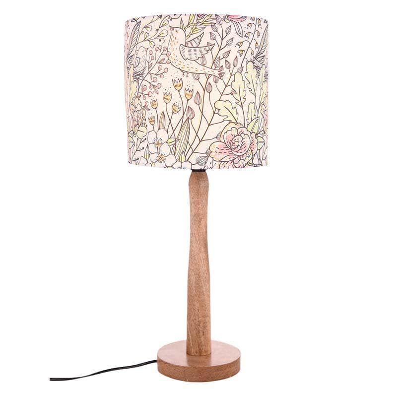 Nestled In Nature Fabric Table Lamp - Multicolor media 4
