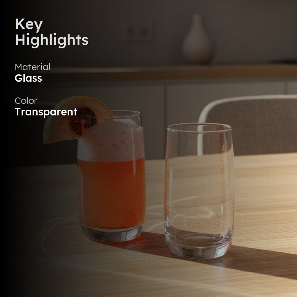 Yenzo Glass Tumbler - 350 ML media 3