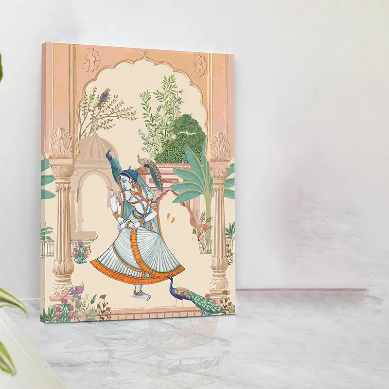 Folk Mantra Canvas Wall Painting media 2