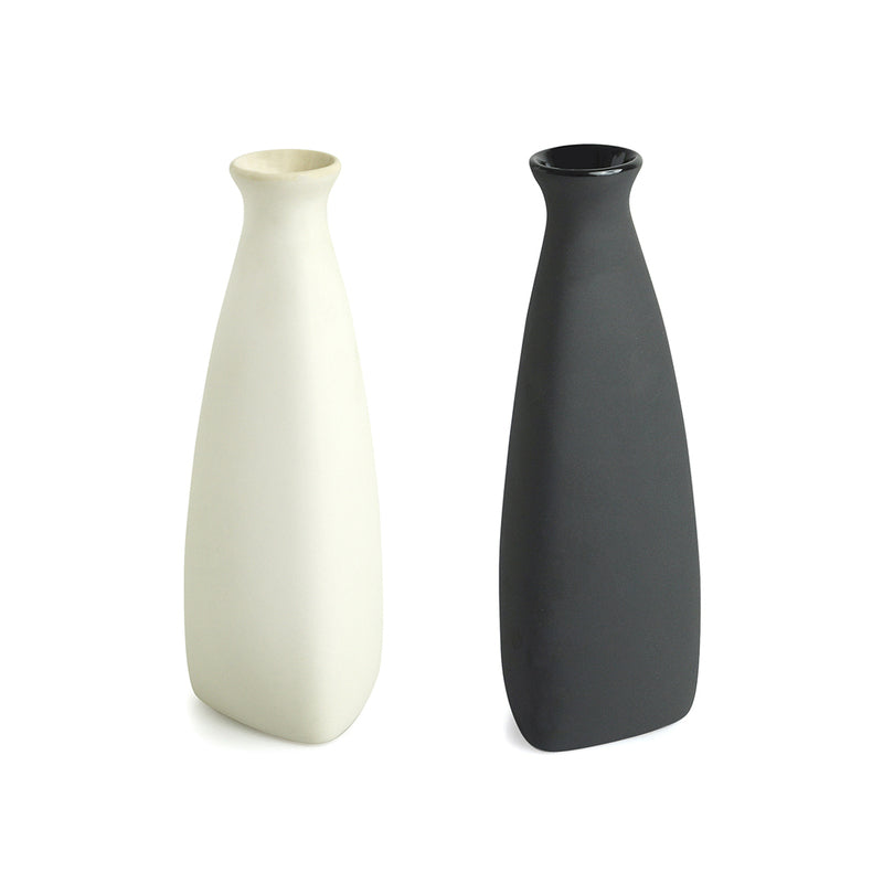 Ying Yang Solids Vase - Set Of Two media 3