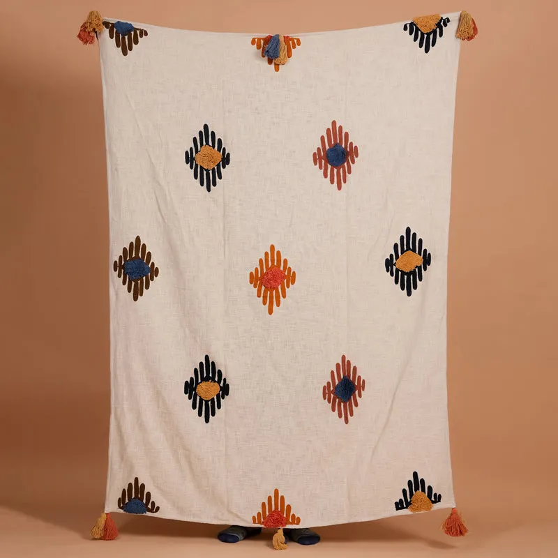 Bohoweave Tufted Cotton Throw media 8