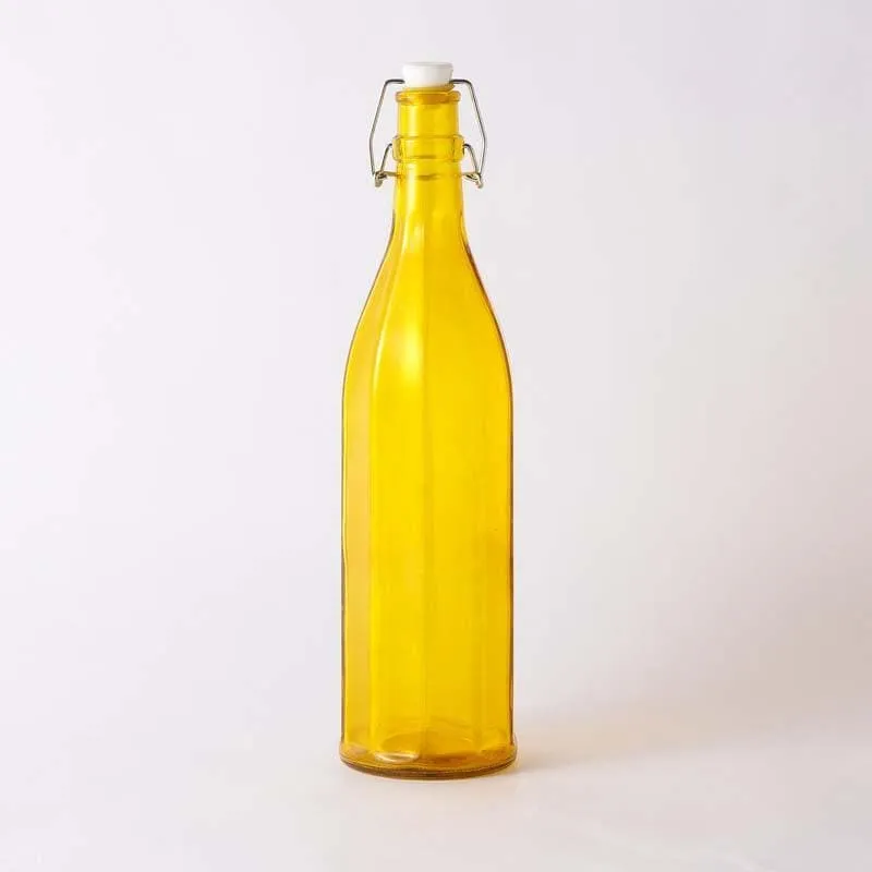Vintage Fliptop Bottle - Yellow media 5
