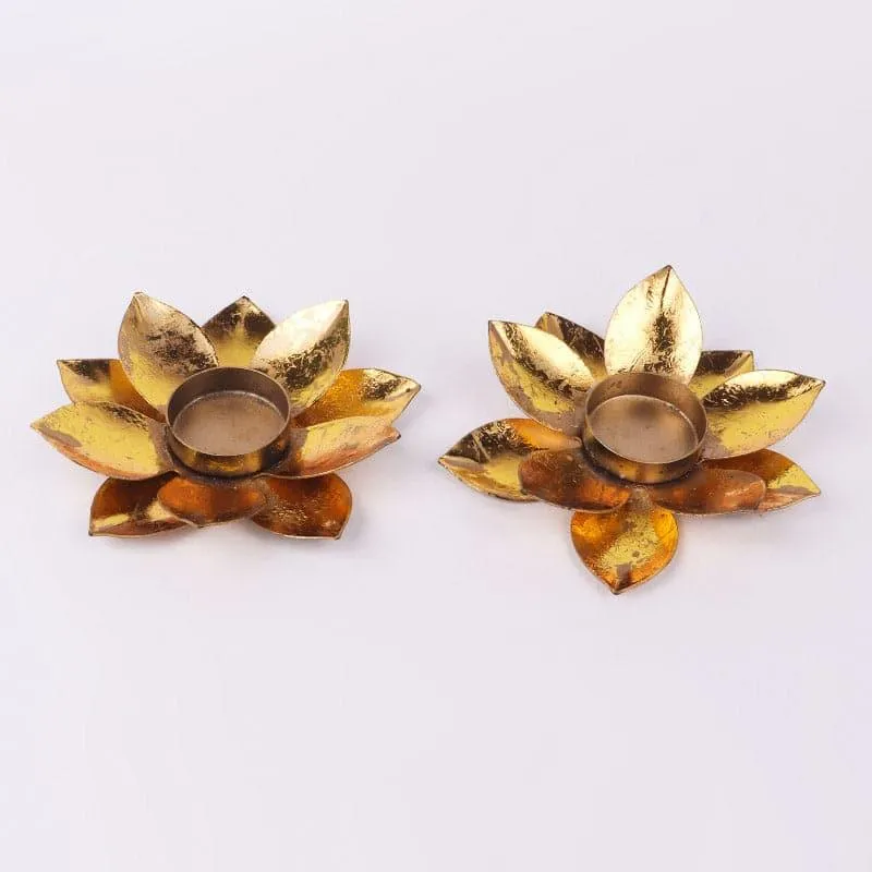 Kusuma Tealight Holder - Set Of Two media 4