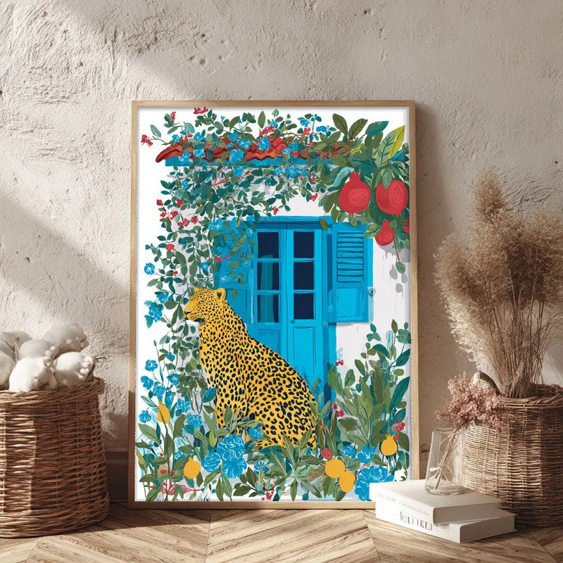 Amber Fruit Canvas Wall Painting - Brown Frame media 3