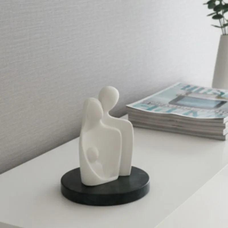Abstract Family Resin Showpiece - White media 4