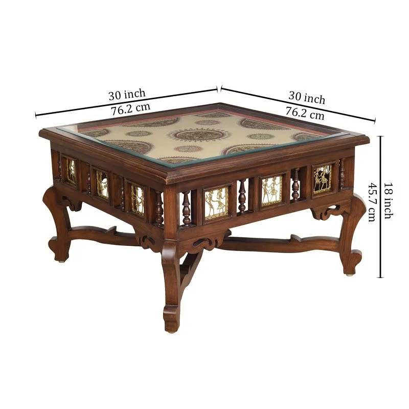 Vaari Teak Wood Center Table media 7