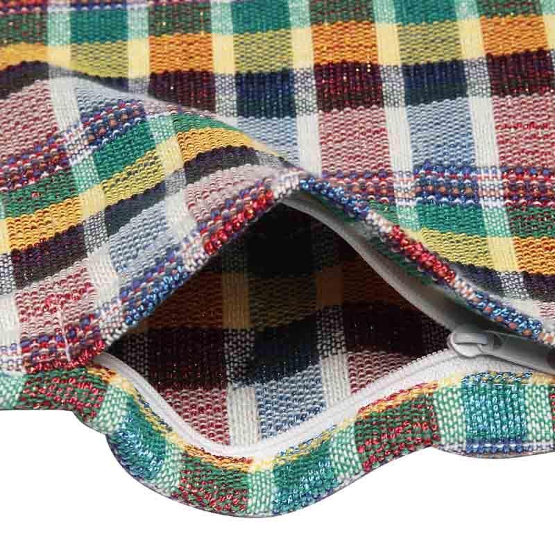 Buffalo Plaid Cushion Cover - Set Of Five media 5