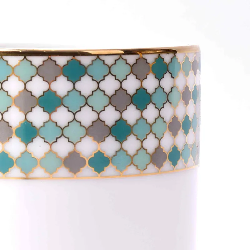 Christolite 24k Gold Brushed Porcelain Coffee Mug (300 mL Each) - Six Piece Set media 7
