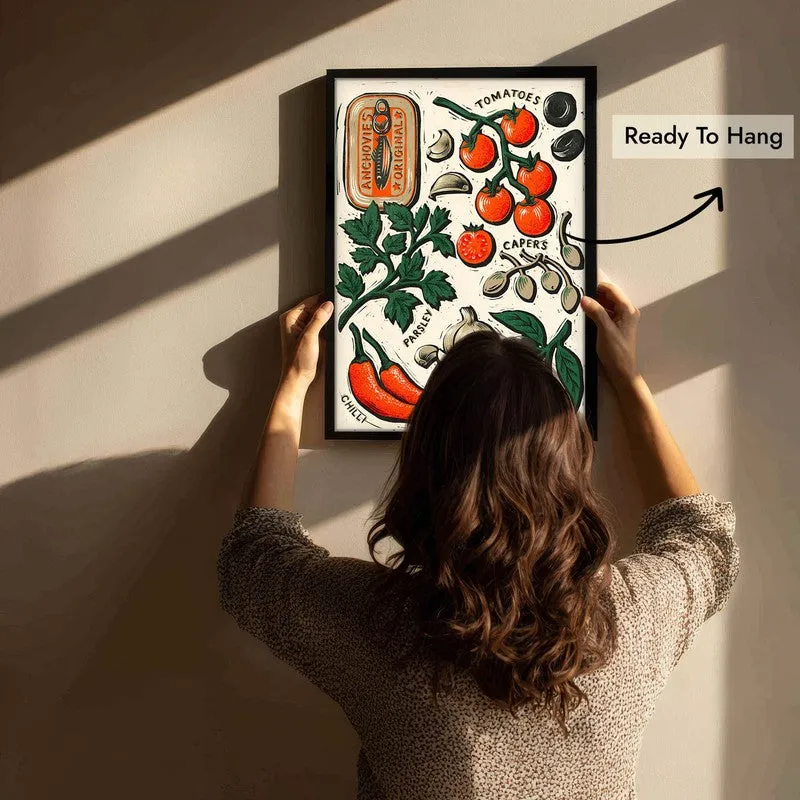 Flavour & Story Archival Canvas Wall Art - Black media 6