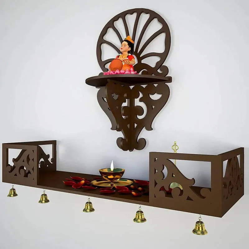 Nirvana Pooja Mandir with Shelf media 6
