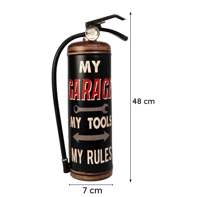 My Garage Extinguisher Metal Wall Accent media 5