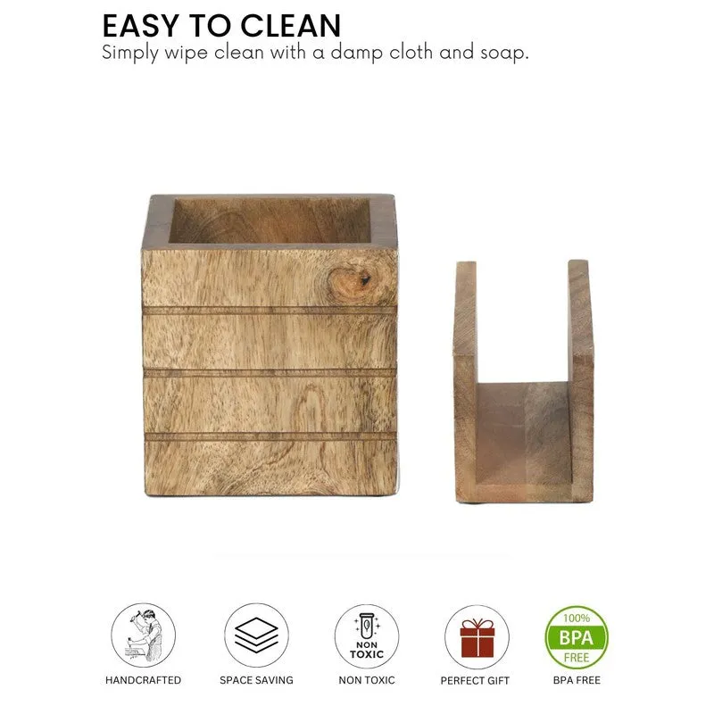 Premium Kitchen Cutlery Holder - Set Of Two media 6