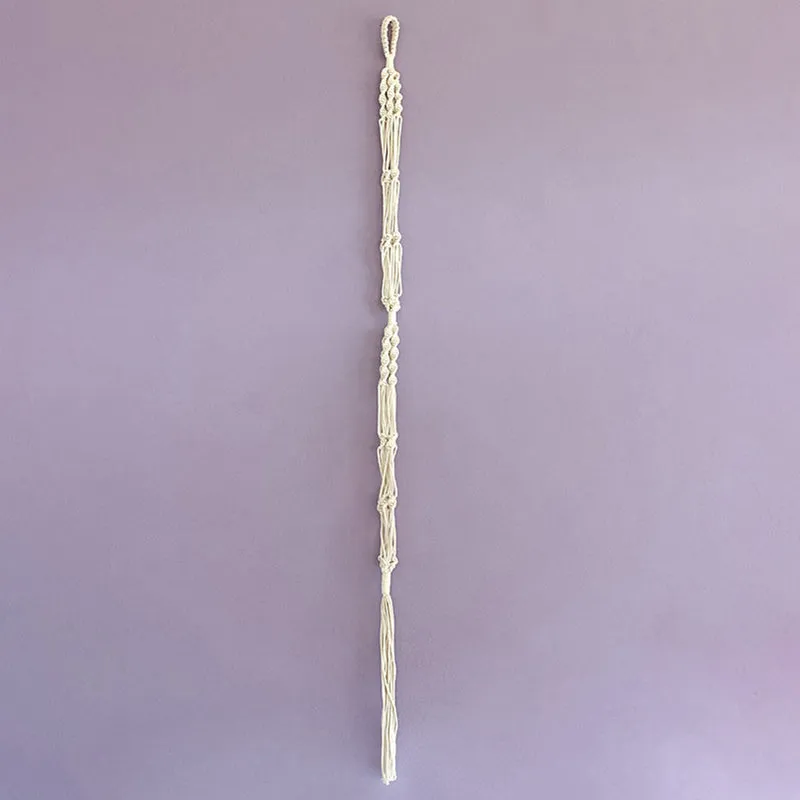 Knotted Vines Macrame Plant Hanger Without Pot media 3