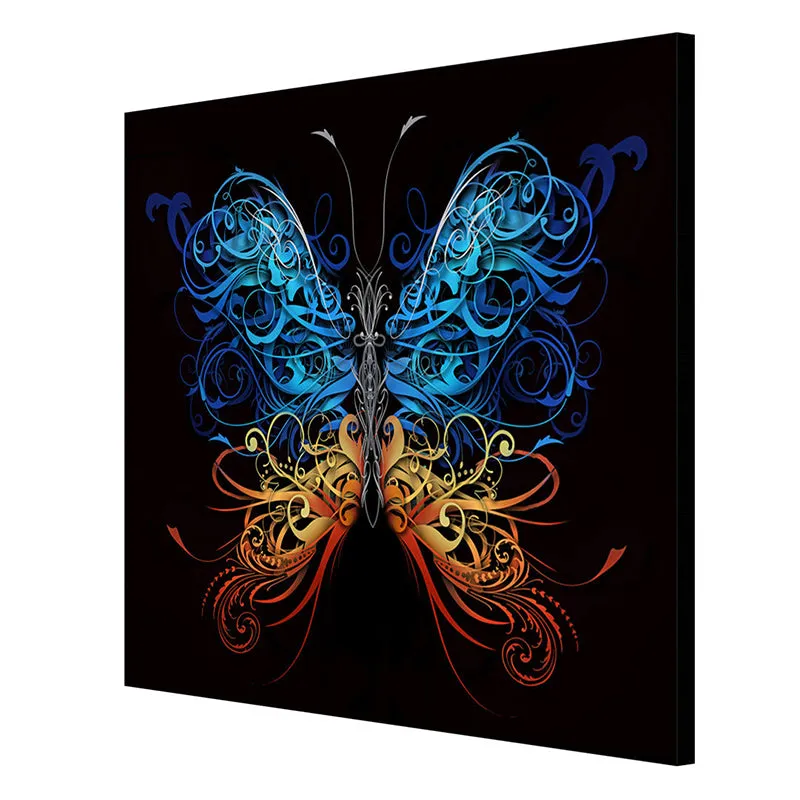 Vibrant Butterfly Wall Painting media 6