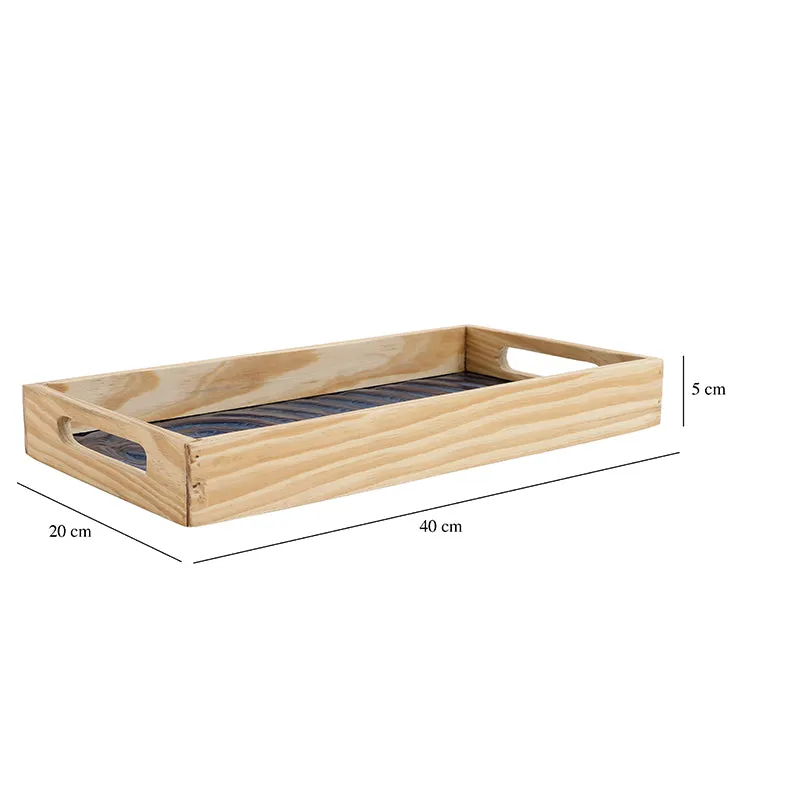 Nyma Spiral Serving Tray - Blue media 4