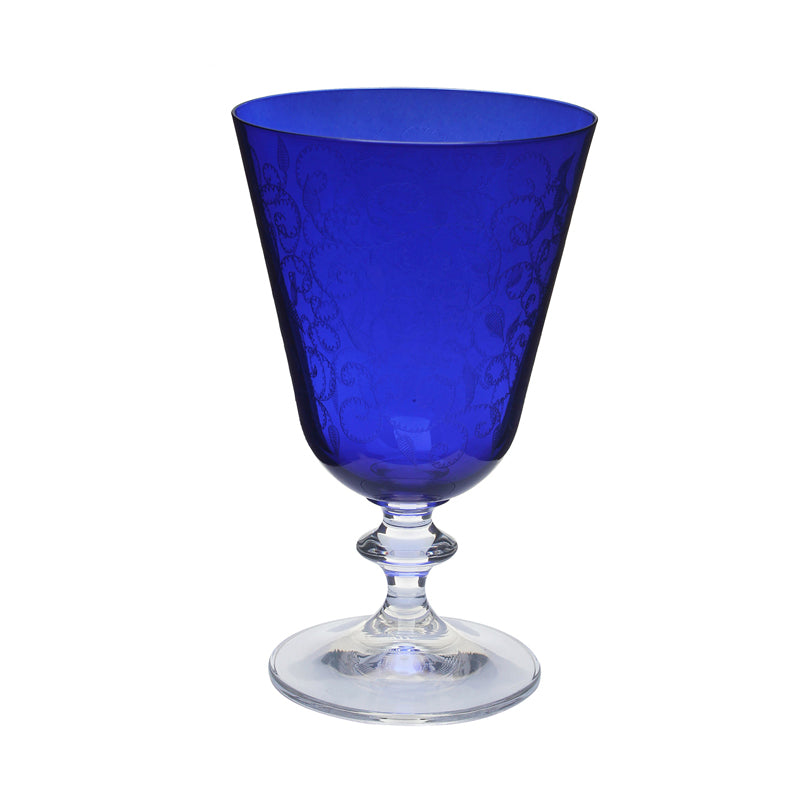 Layla Bohemia Crystal Goblet Glasses (350 ML) - Set of Six media 3
