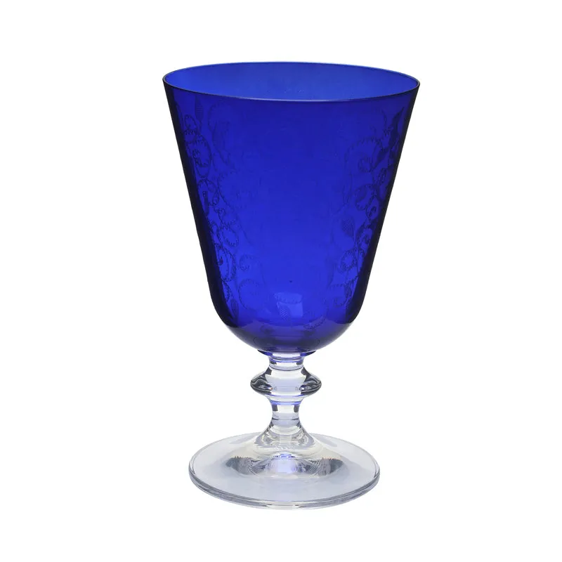 Layla Bohemia Crystal Goblet Glasses (350 ML) - Set of Six media 3
