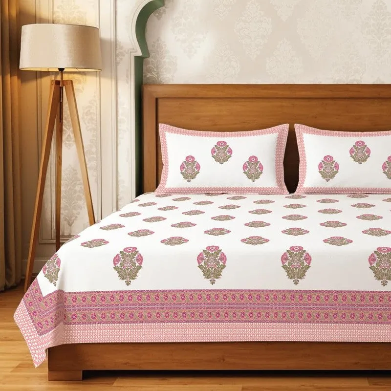 Urban Space Elegant Ease Cotton Bedsheet - 300 TC media 3