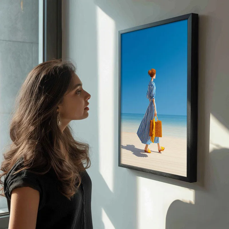 Dreamlike Canvas Wall Painting - Black Frame media 5