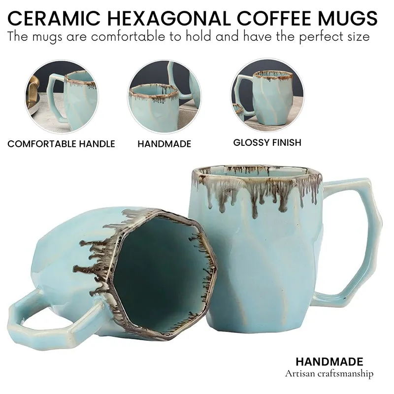 Casablanca Ceramic Tea Cup (250 mL Each) - Set of Two media 3