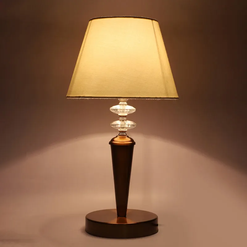Cole Iron Table Lamp - White,Gold media 6