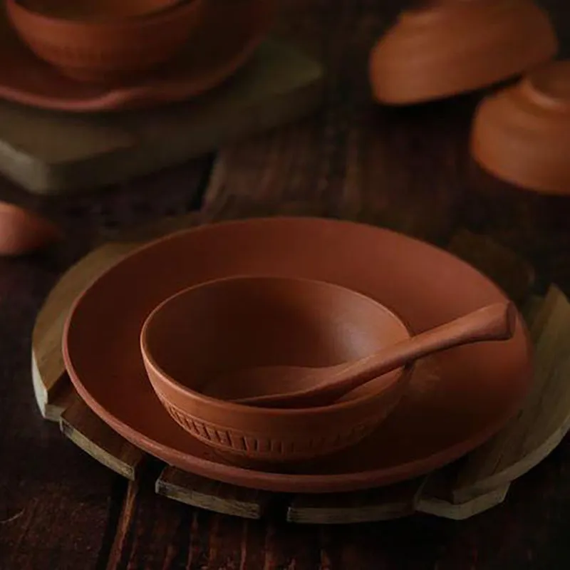 Rhea Terracotta Serving Bowl (220 mL) - Set Of Four media 8