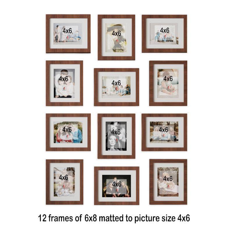 Memory Mood Photo Frame (Brown) - Set Of Twelve media 3
